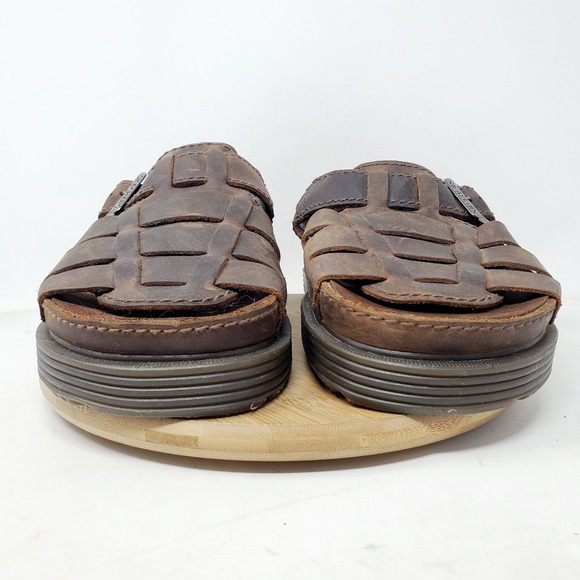 Skechers Jammers Sandals Mens 11 Fisherman Brown Chunky Platform 90s‎ Y2K Shoes main image 5